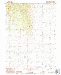 Pinto Summit SW 1990 topographic map thumbnail