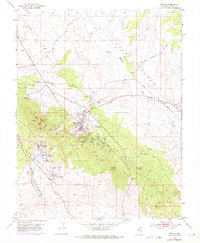 Pioche 1953 topographic map thumbnail