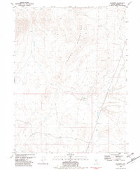 Placerites 1981 topographic map thumbnail