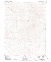 Poker Brown Spring 1981 topographic map thumbnail