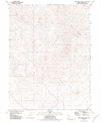 Poker Brown Spring 1981 topographic map thumbnail