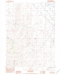 Pole Creek 1983 topographic map thumbnail