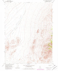 Portuguese Mtn NW 1968 topographic map thumbnail