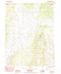Pot Spring 1984 topographic map preview