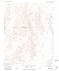 Quartz Peak SW 1973 topographic map thumbnail