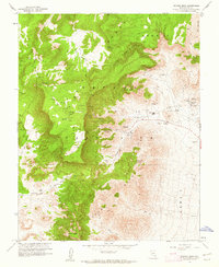 Rainier Mesa 1961 topographic map thumbnail