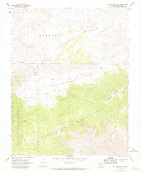 Rattlesnake Flat 1967 topographic map thumbnail