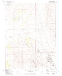 Rawhide 1980 topographic map thumbnail