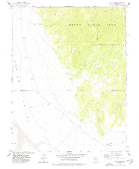 Red Ledges 1973 topographic map thumbnail
