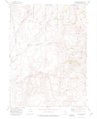 Red Mountain 1972 topographic map thumbnail