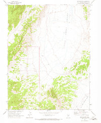 Red Ring Mtn 1968 topographic map thumbnail