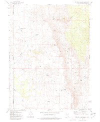 Red Rock Canyon 1980 topographic map thumbnail