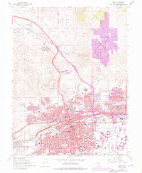 Reno 1967 topographic map thumbnail
