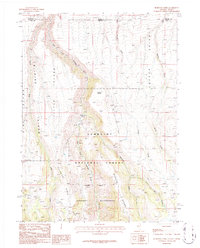 Robinson Creek 1986 topographic map thumbnail