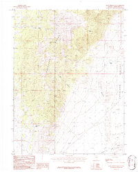 Rock Springs Pass 1986 topographic map thumbnail