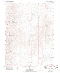 Rocky Canyon 1982 topographic map thumbnail