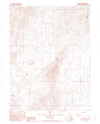 Rocky Pass 1990 topographic map thumbnail