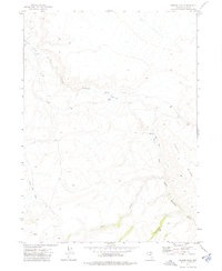Rodear Flat 1973 topographic map thumbnail