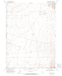 Rodeo Creek SW 1968 topographic map thumbnail