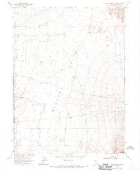 Rodeo Creek SW 1968 topographic map thumbnail