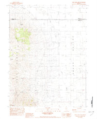 Rose Creek Mtn topographic map thumbnail