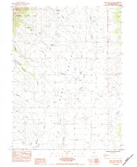 Ruby City Creek 1984 topographic map preview