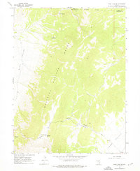 Ruby Lake SE 1968 topographic map thumbnail