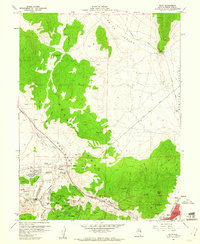 Ruth 1958 topographic map thumbnail