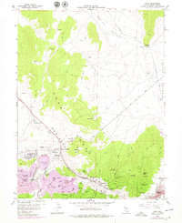 Ruth 1958 topographic map preview