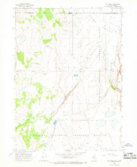 Rye Creek 1966 topographic map thumbnail