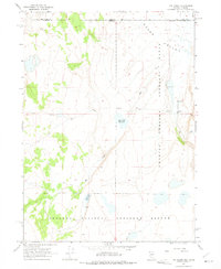 Rye Creek 1966 topographic map thumbnail