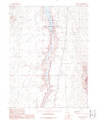 Rye Patch Dam 1987 topographic map preview