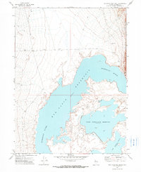 Rye Patch Reservoir North 1971 topographic map thumbnail