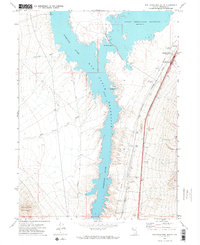 Rye Patch Reservoir South 1971 topographic map thumbnail