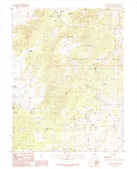 Sacramento Pass 1987 topographic map thumbnail