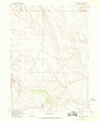 Sage Hen Hills 1966 topographic map thumbnail