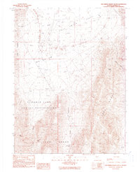 San Emidio Desert South 1990 topographic map thumbnail