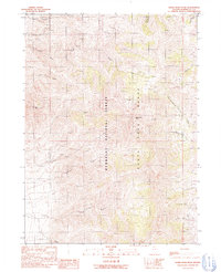 Santa Rosa Peak 1991 topographic map thumbnail