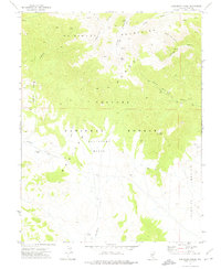 Saulsbury Basin 1971 topographic map thumbnail