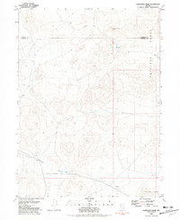 Sawtooth Knob 1981 topographic map thumbnail