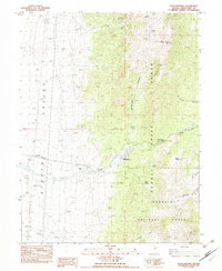 Schellbourne 1982 topographic map thumbnail