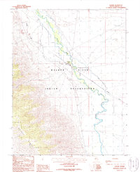 Schurz 1988 topographic map thumbnail