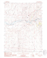 Scotts Gulch 1985 topographic map thumbnail