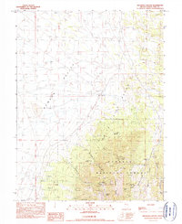 Seligman Canyon 1990 topographic map thumbnail