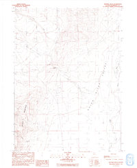 Sentinel Rock 1991 topographic map thumbnail