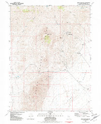 Seven Troughs 1981 topographic map thumbnail
