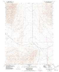 Seven Troughs NW 1982 topographic map thumbnail