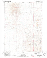Seven Troughs SE 1981 topographic map thumbnail