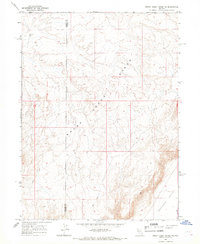 Sheep Creek Range NE 1965 topographic map thumbnail