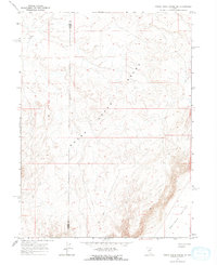 Sheep Creek Range NE 1965 topographic map thumbnail